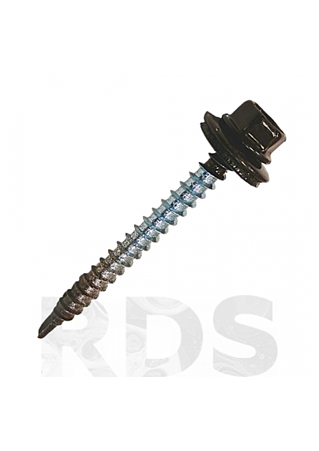 Саморез кровельный KP с ZP 4,8*35 RAL 8017 (250шт.)