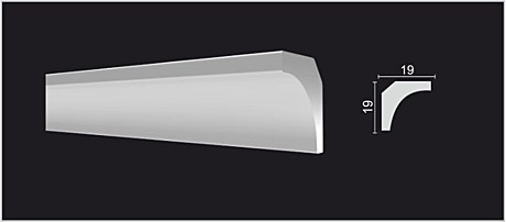 DD26 Карниз (19*19*2000 мм)