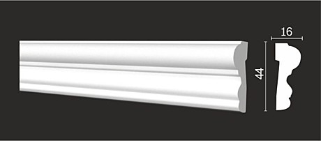 DD400 Молдинг (44*16*2000 мм)