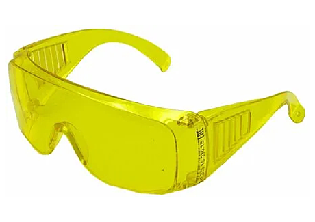 Очки защитные 888 с дужками, желтые