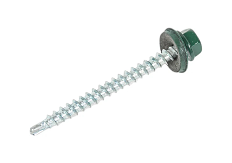 Саморез кровельный  KP с ZP 4,8*51 RAL6005 (200шт.) темно-зеленый