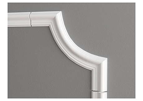 C1-DD301/Декоративный уголок гладкий (215*215*16мм)/4 штуки