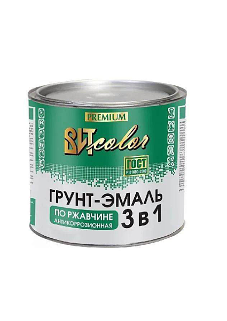 Грунт-эмаль по ржавчине 3в1 ВИТ КОЛОР белый (2,6кг)