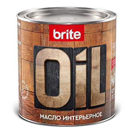 Масло BRITE FLEXX интерьерное бесцветное (0,75л)