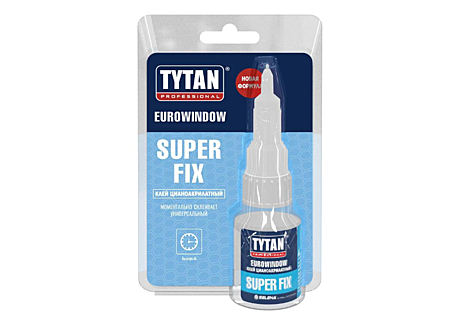 Клей цианоакрилатный TYTAN EUROWINDOW Super Fix (20г)