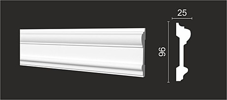 DD601 Молдинг (96х25х2000мм)