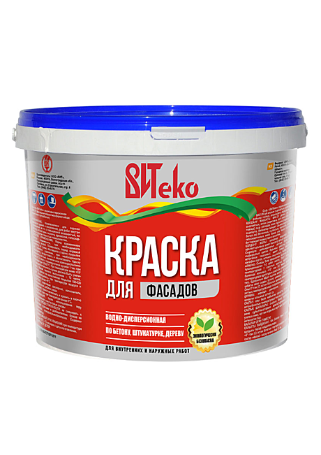 Краска фасадная ВИТЕКО супербелая (20кг)