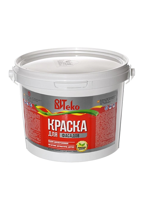 Краска фасадная ВИТЕКО супербелая (2,5кг)