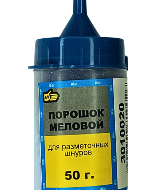 Порошок меловой 888 для отбивочного шнура, синий (50гр)