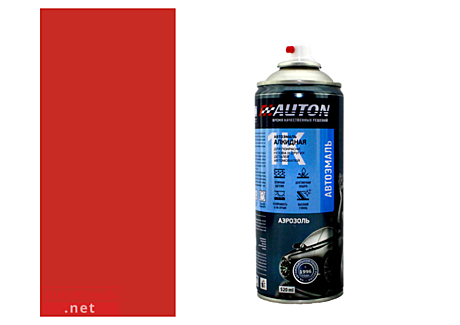 Спрей-краска Автон 120 Красная алкидная (520мл)