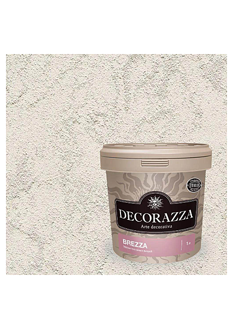 Декоративная краска с эфеектом песчаных вихрей матовая DECORAZZA BREZZA (1л)
