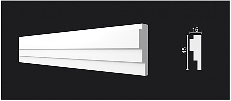 DD625 Молдинг (45*15*2000мм)