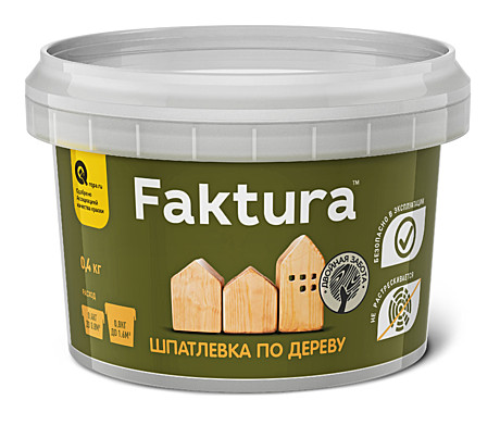 Шпатлевка по дереву FAKTURA сосна (0,4кг)