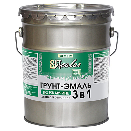 Грунт-эмаль 3в1 ВИТ КОЛОР зеленый (20кг)