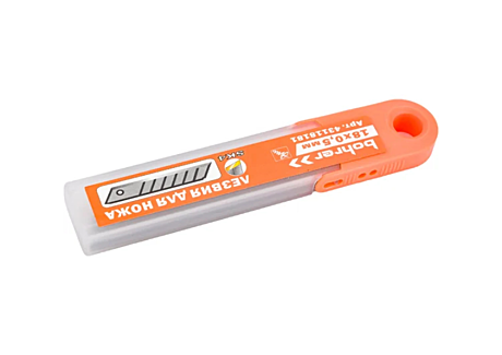 Лезвия Bohrer для ножей сегментированные 18*0,5мм, двойная заточка (10шт)