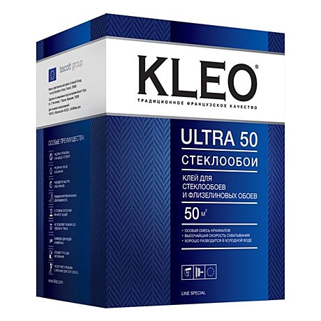 Клей обойный для всех типов обоев KLEO ULTRA (500г)