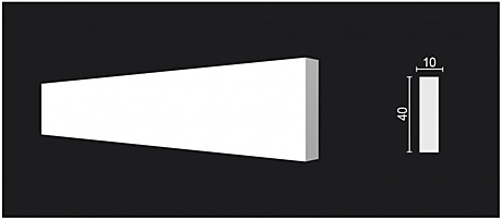 DD620 Молдинг (40*10*2000мм)