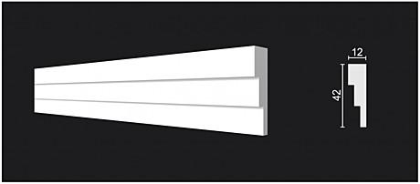 DD624 Молдинг (42*12*2000мм)
