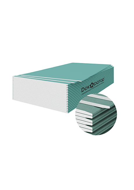 ГКЛВ типа Н2-ГОСТ 32614-2012 (EN 520:2009)-УК 2500-1200-12,5 (52шт. в паллете)