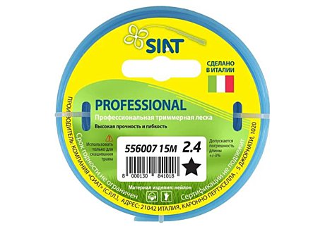 Леска для триммера PROFESSIONAL SIAT 2,4 Звезда (15м)